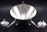 Tiffany & Co. Vintage Sterling Silver Three-Light Candelabrum Center Bowl